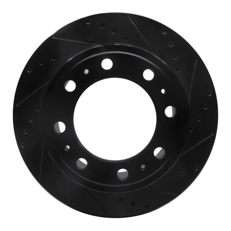 Ram 3500 Brake Rotor (1) - Rear Right - R1 Concepts - Drilled & Slotted - Black - `19-`25 Ram 3500 Brake Rotor (1) - Rear Right - R1 Concepts - Drilled & Slotted - Black - `19-`25